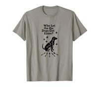 Who Let The Dogs Get Eaten? They're Eating The Dogs T-Shirt, Men, Slate, XXL