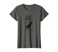 Who Let The Dogs Get Eaten? They're Eating The Dogs T-Shirt, Women, Asphalt, S