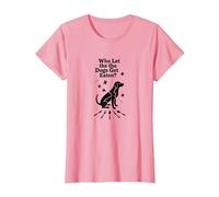 Who Let The Dogs Get Eaten? They're Eating The Dogs T-Shirt, Women, Pink, 3XL