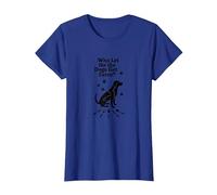 Who Let The Dogs Get Eaten? They're Eating The Dogs T-Shirt, Women, Royal Blue, S