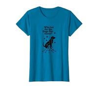 Who Let The Dogs Get Eaten? They're Eating The Dogs T-Shirt, Women, Sapphire, S