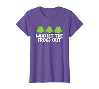 Who Let The Frogs Out Cute Frog Squad Frog Lovers T-Shirt