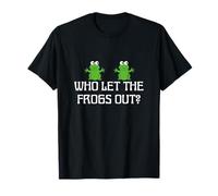 Who Let The Frogs Out Funny Frog Lovers Passover Costume T-Shirt