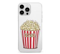 Who Loves Popcorn TPU Mobile Phone Basic Cases Compatible with iPhone 13 Mini/13/13 Pro/13 Pro Max Anti-Scratch Covers