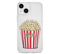 Who Loves Popcorn TPU Mobile Phone Basic Cases Compatible with iPhone 13 Mini/13/13 Pro/13 Pro Max Anti-Scratch Covers