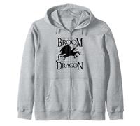 Who Needs a Broom when You Have a Dragon Zip Hoodie