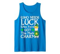 Who Needs Luck When You've Got This Much Llama St. Patrick’s Tank Top