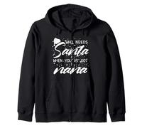 who needs santa when you've got nana Zip Hoodie