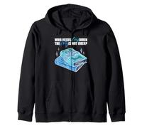 Who needs sleep when the story is not over? Zip Hoodie