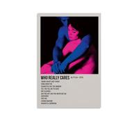 Who Really Cares by TV GirlWall Art Modern Minimalist Decorative Painting Waterproof Poster Easy to Maintain Living Room Bedroom Background Wall to Enhance Style16x24inch(40x60cm)Unframe-style
