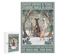 Who Really Loved Greyhounds Jigsaw,Wooden Puzzles 1000 Pieces Educational Fun Game,Child Intellectual Jigsaw,Game Decompression Toys for Adults and Kids