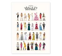 Who Run the World? Poster by Nour Tohme 30 x 40 cm Wall art Wall decor