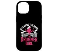 Who Runs The Band The Drummer Girl Female Musician Case for iPhone 14