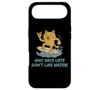 Who Says Cats Don't Like Water! Surfing Kitty Case for iPhone Air
