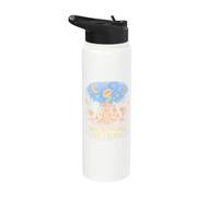 Who Summoned The Treats Seance Halloween Dog Stainless Steel Insulated Water Bottle