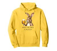 Who the Fck is Alice? X Beer Rabbit Delicious Beer Pullover Hoodie