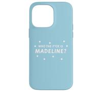 Who the Fck is Madeline? | Cute, Polka dot Funny Design Case for iPhone 14 Pro Max