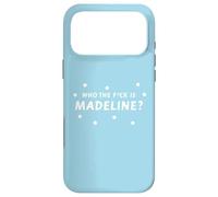 Who the Fck is Madeline? | Cute, Polka dot Funny Design Case for iPhone 17 Pro Max
