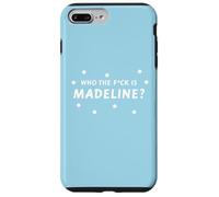 Who the Fck is Madeline? | Cute, Polka dot Funny Design Case for iPhone 7 Plus/8 Plus
