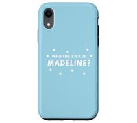 Who the Fck is Madeline? | Cute, Polka dot Funny Design Case for iPhone XR