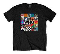 Who - the - The Who Mens Tshirt -M- 5x5 Blocks Black