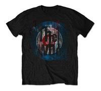 Who - the - T-Shirt # S Black Unisex # Target Texture