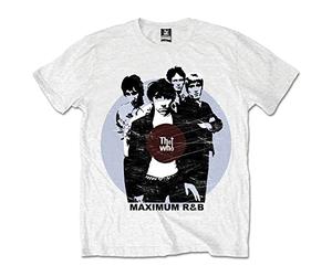 Who - the - T-Shirt # S White Unisex # Maximum R&B