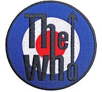 Who - the - The Who Patch Target Band Logo Bordered Official Embroidered woven iron on Taglia unica