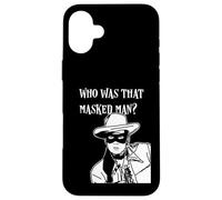Who was that masked man lone ranger mask retro classic tv Case for iPhone 16 Plus