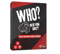 WHO? Who of Us? - The Voting Party Game | Card Game | Who Would Rather Vote | Find Out What You Think About Each Other | 110 Cards for 3+ Players from 16 Years and Adults | Gift Idea