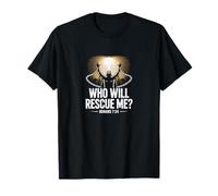 Who Will Rescue Me Romans 7 Bold Christian Bible Verse T-Shirt