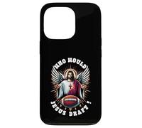 Who Would Jesus Draft Funny Fantasy Football Christian Sport Case for iPhone 13 Pro