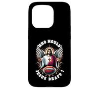 Who Would Jesus Draft Funny Fantasy Football Christian Sport Case for iPhone 15 Pro