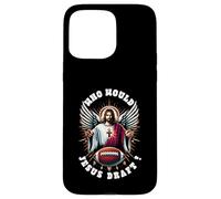 Who Would Jesus Draft Funny Fantasy Football Christian Sport Case for iPhone 15 Pro Max