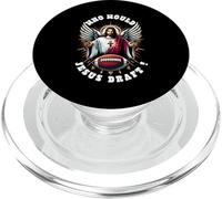 Who Would Jesus Draft Funny Fantasy Football Christian Sport PopSockets PopGrip for MagSafe