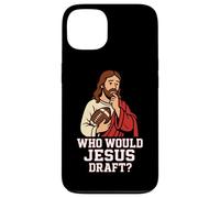 Who Would Jesus Draft Funny Fantasy Football DFS League Joke Case for iPhone 13