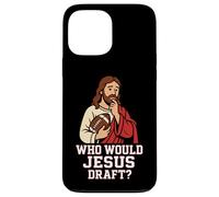 Who Would Jesus Draft Funny Fantasy Football DFS League Joke Case for iPhone 13 Pro Max