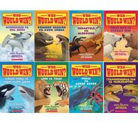 Who Would Win? Series Collection of 8 Books By Jerry Pallotta and Rob Bolster (Includes: Whale Vs. Giant Squid; Tarantula Vs Scorpion; Tyrannosaurus Rex Vs Velociraptor; Komodo Dragon Vs. King Cobra;
