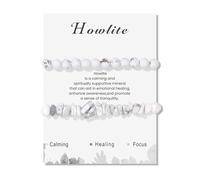 Whoasyst 1 Set Irregular Agate Bead Natural Stone Texture Vibrant Color Bangle Adjustable Design for Daily Outfits Fashion Stone