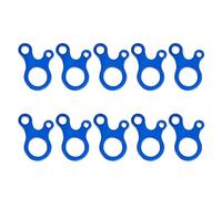 Whoasyst 10 Pcs Tent Rope Buckles Aluminium Alloy Parachute Cord Rope Tensioner Fastener Guyline Cord Adjuster Paracord Fastener Hardware
