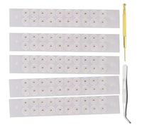 Whoasyst 100Pcs Acupunctures Beads Ear Care Disposables Stickers Massage Acupunctures Patches Massager Easy To Use Disposable Auricular Massager