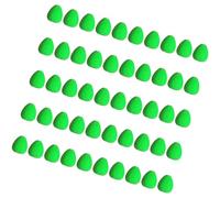 Whoasyst 10pcs/50pcs Foam Floats Oval Fly Fishing Indicators Pompano Bright Color For Trout Saltwater Tool