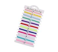 Whoasyst 12Pcs for Bracelets Handmade Multicolor Braided Rope Amulet Suitable for Men Women for Protection Good Bracelets Kit