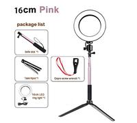 Whoasyst 14.5cm/16cm/20cm LED Lamp With Tripod Stand And Selfie Stick Kit Live Broadcast Selfie Fill Light Light With Stand Cheap