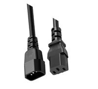 Whoasyst 18AWG C13-C14 Power Cord Flame Retardant PVC, Heavy-Duty Copper Conductors for Servers/Industrial Devices Power Extension Cord