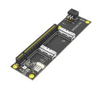 Whoasyst 2 Port MICO to PCIe 5.0 Extension Board Supporting Fast Data Transmission and Double Device Connection PCIe Adapters