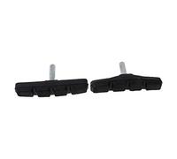 Whoasyst 2pcs Brake Pads Silent Rubber V Bike Parts Bicycle Cycling B Bicycle Loud Tone Road Mountain Horn Cycling Accessory Kickstand Bike Base Water Bottle Mount Twist Protective Cage Disc