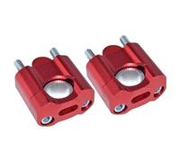 Whoasyst 2PCS Motorcycle Handlebar Clamps 22mm Aluminum Dirt Bike Handlebar Upgrades for Strength & Erosion Resistance Off Road Bike Accessories