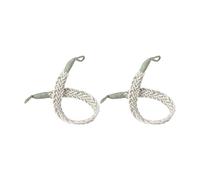 Whoasyst 2Pcs Nordic Minimalists Handwoven Curtain Tiebacks Straps Braided Window Drapery Holdbacks Cord for Modern Homes Decors Drapery Tie
