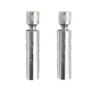 Whoasyst 2pcs Sparks Plugs Socket Set 14mm 16mm Thin Walled Tool 3 / 8in Drive 360 Degree Swivels Plugs Removal Tool